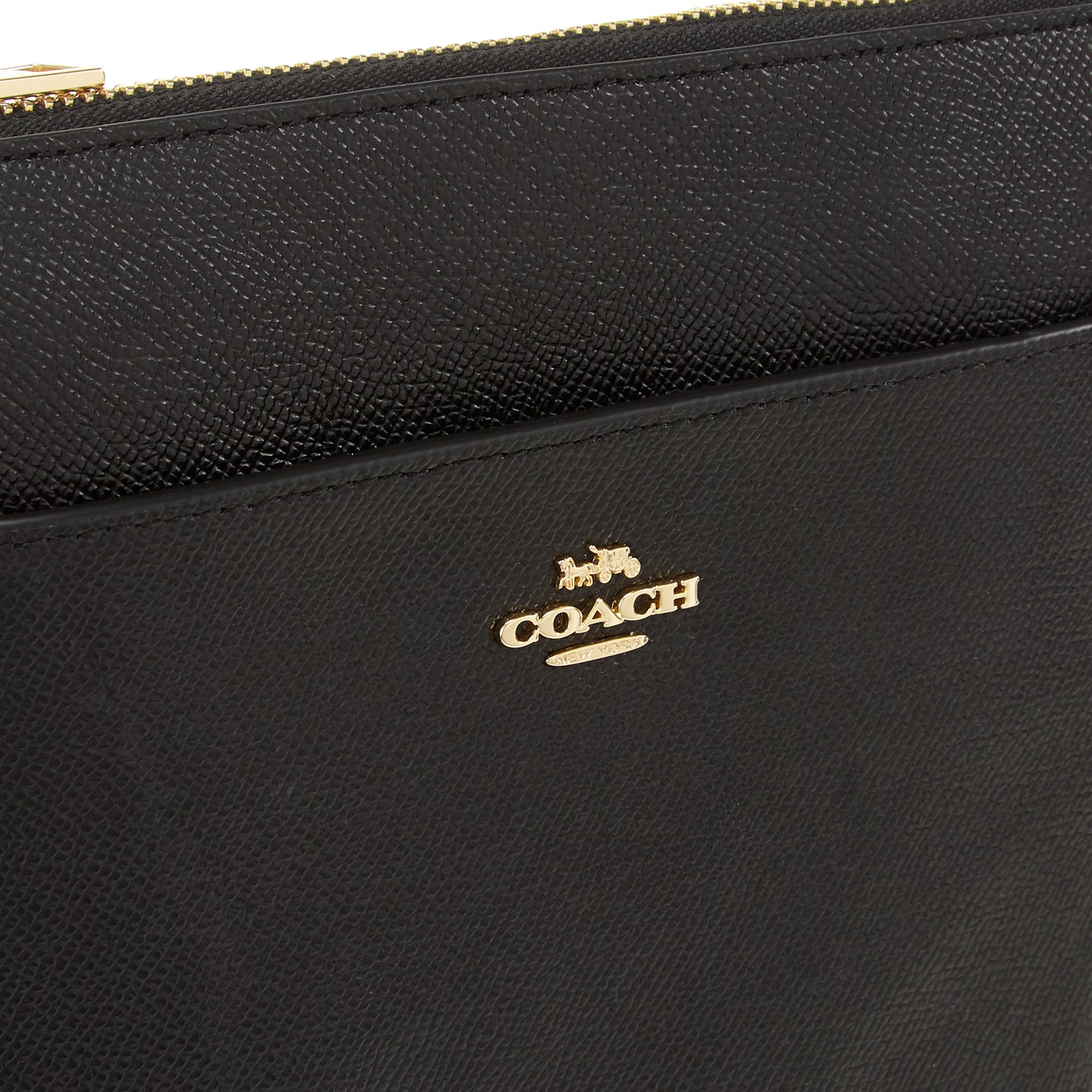Logo Top Zip Crossbody Bag